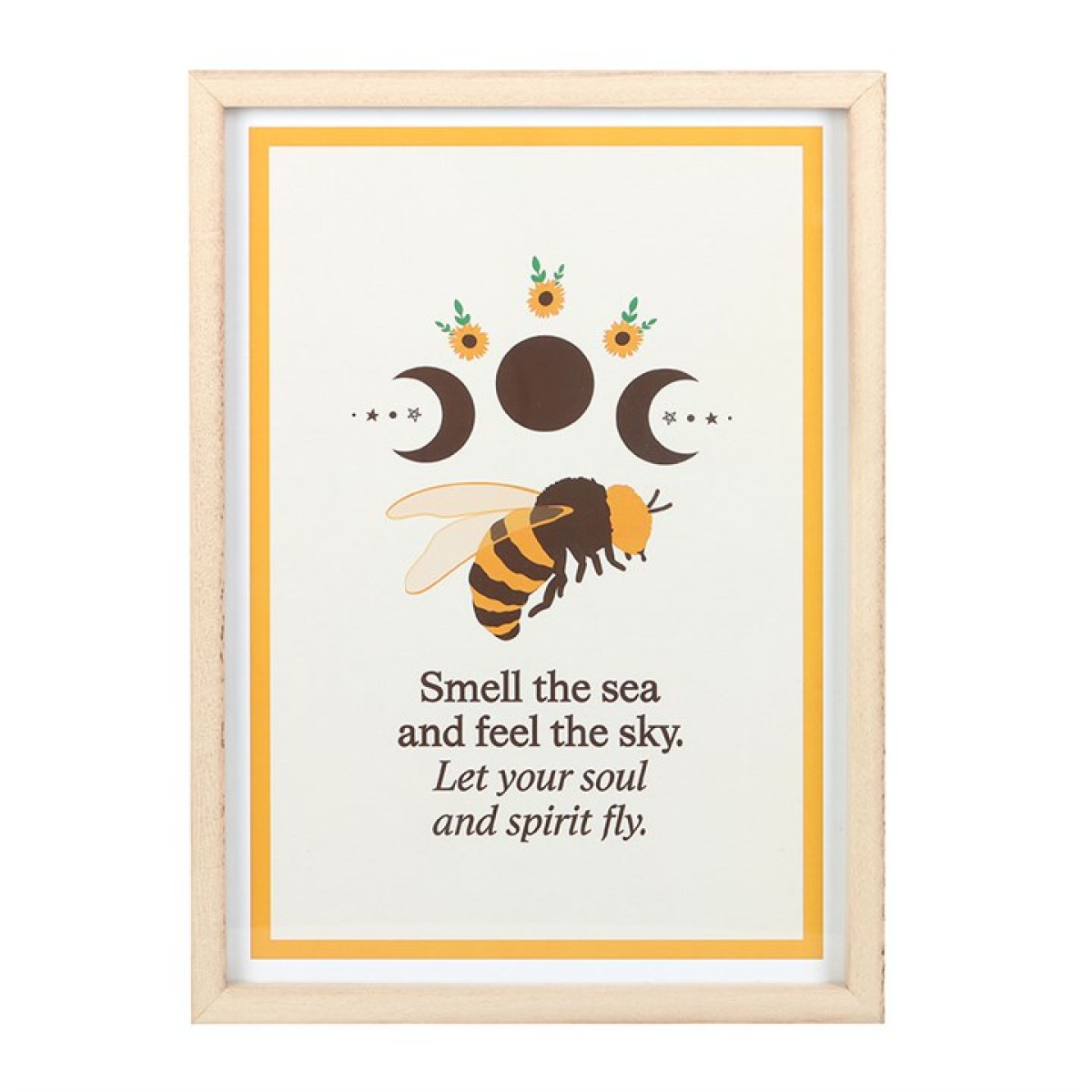 Bee Radiant Bee Framed Wall Art Print